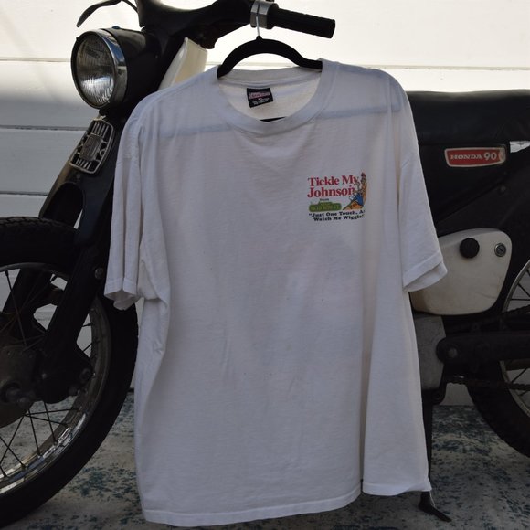 Vintage 90's Tickle My Johnson T-Shirt - Picture 1 of 6